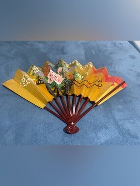 Vintage Japanese Paper Fan